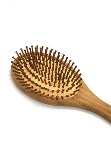 Brosse à cheveux en bambou