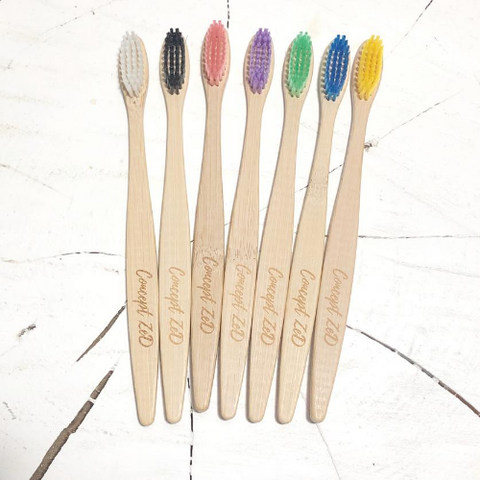 Brosse à dents en bambou pour adultes