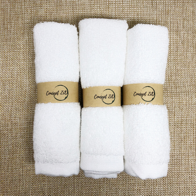 Débarbouillette en fibre de bambou (à l'unité)