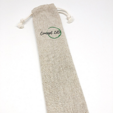 Pochette pour pailles réutilisables