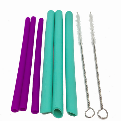 Pailles en silicone pour enfants